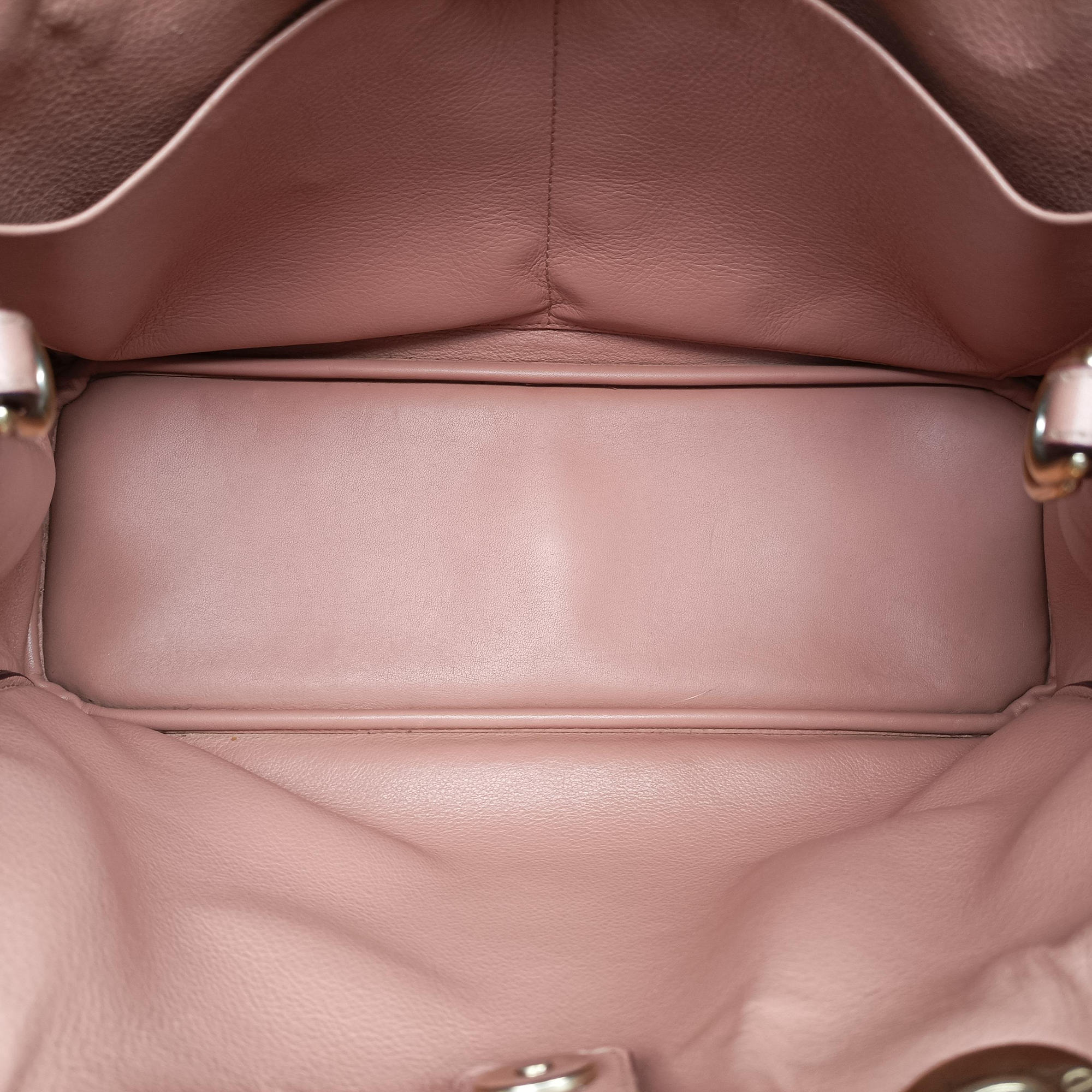Pre-owned Christian Dior Diorissimo Beige Leather  shoulderbag | stylenewstar