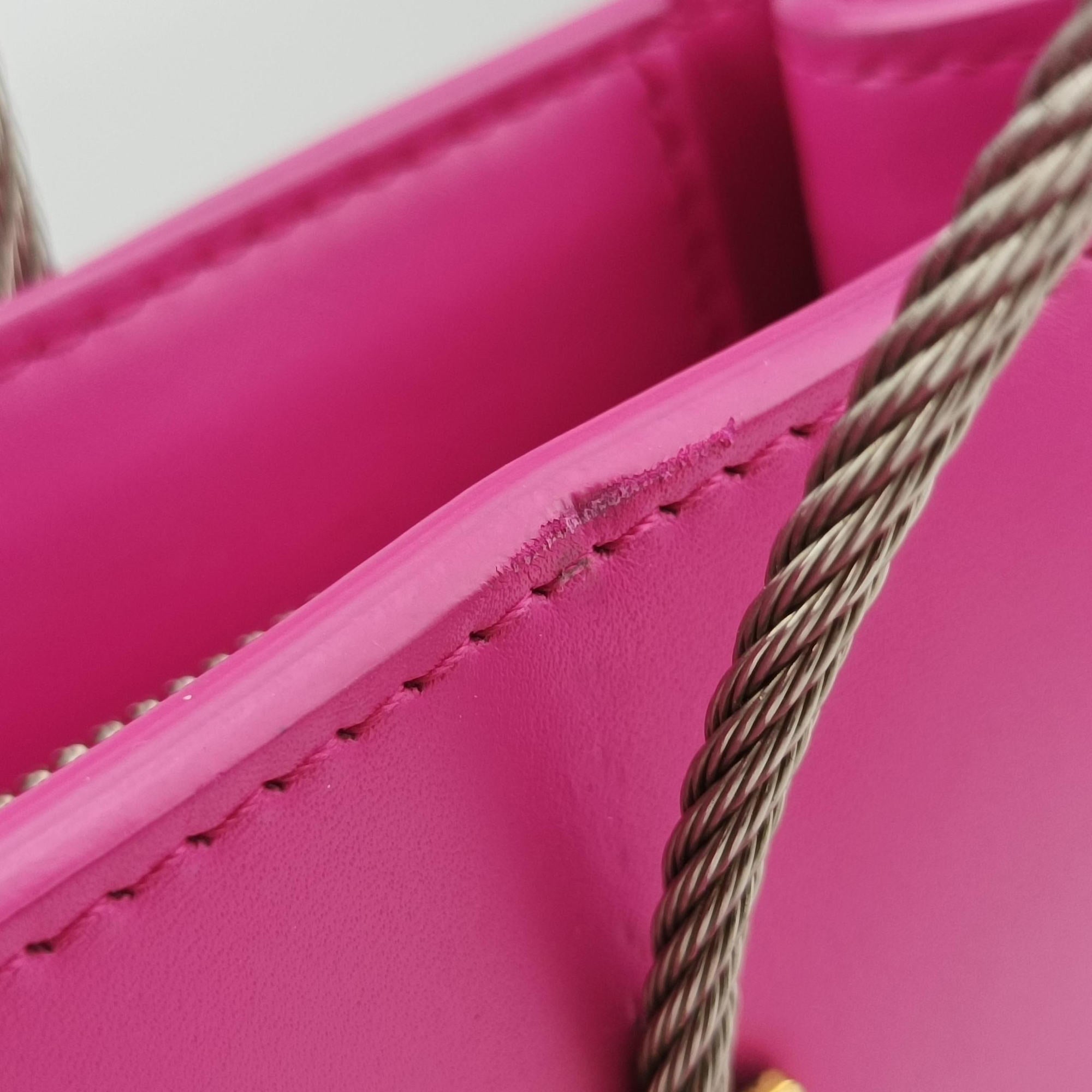 Vintage Balenciaga Cable Shopper Rose Leather  shoulderbag | stylenewstar