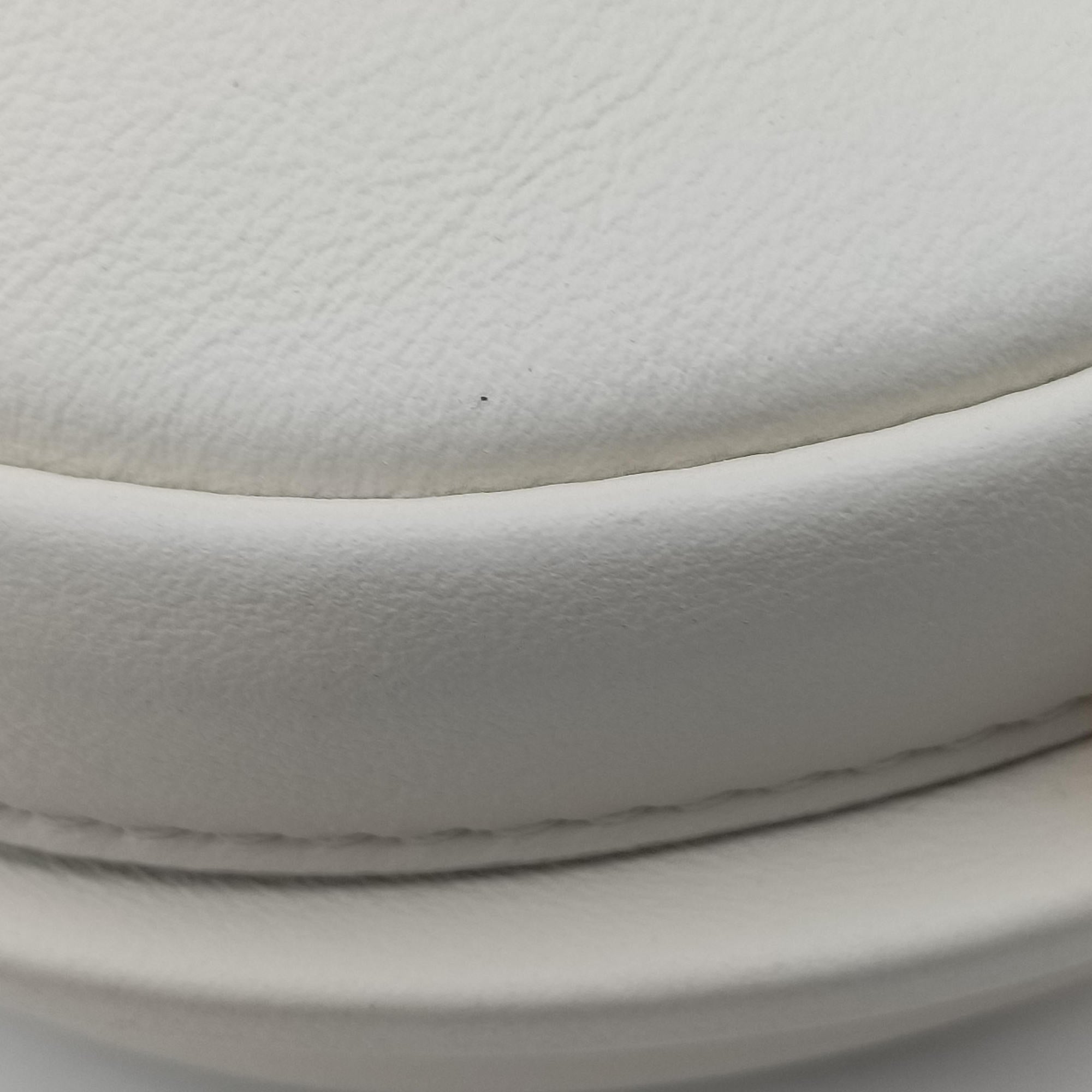 Pre-owned Fendi Nano Fendigraphy White Leather 7AS089 handbag | stylenewstar