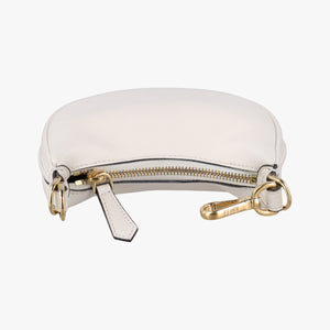 Pre-owned Fendi Nano Fendigraphy White Leather 7AS089 handbag | stylenewstar