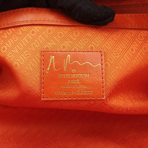 Pre-owned Louis Vuitton Weekender PM Rose×Multicolor Monogram Pulp M95734 handbag | stylenewstar