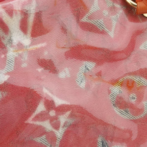 Pre-owned Louis Vuitton Weekender PM Rose×Multicolor Monogram Pulp M95734 handbag | stylenewstar