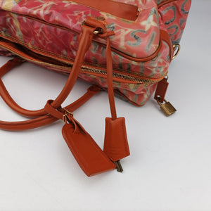 Pre-owned Louis Vuitton Weekender PM Rose×Multicolor Monogram Pulp M95734 handbag | stylenewstar