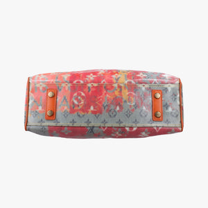 Pre-owned Louis Vuitton Weekender PM Rose×Multicolor Monogram Pulp M95734 handbag | stylenewstar