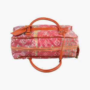 Pre-owned Louis Vuitton Weekender PM Rose×Multicolor Monogram Pulp M95734 handbag | stylenewstar