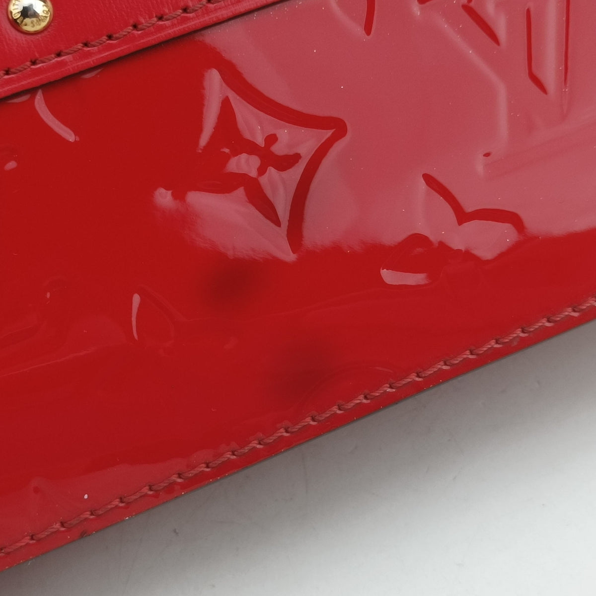 Secondhand Louis Vuitton Trunk Clutch Red Vernis M90500 shoulderbag | stylenewstar