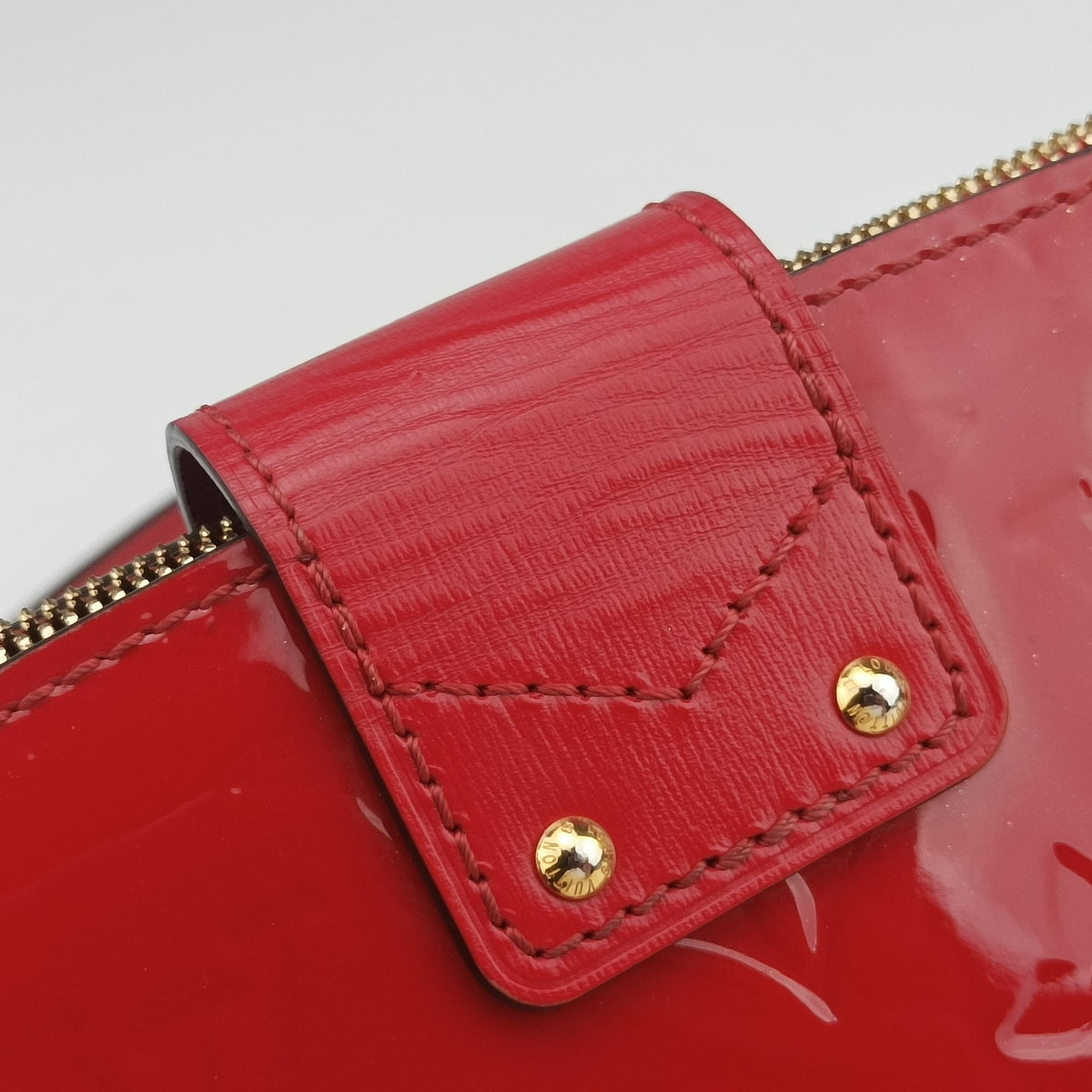 Secondhand Louis Vuitton Trunk Clutch Red Vernis M90500 shoulderbag | stylenewstar
