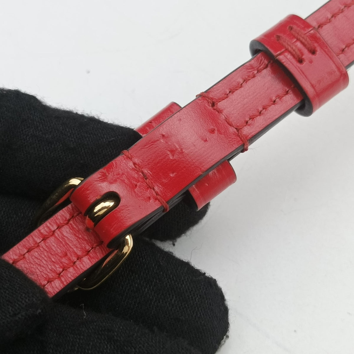 Secondhand Louis Vuitton Trunk Clutch Red Vernis M90500 shoulderbag | stylenewstar