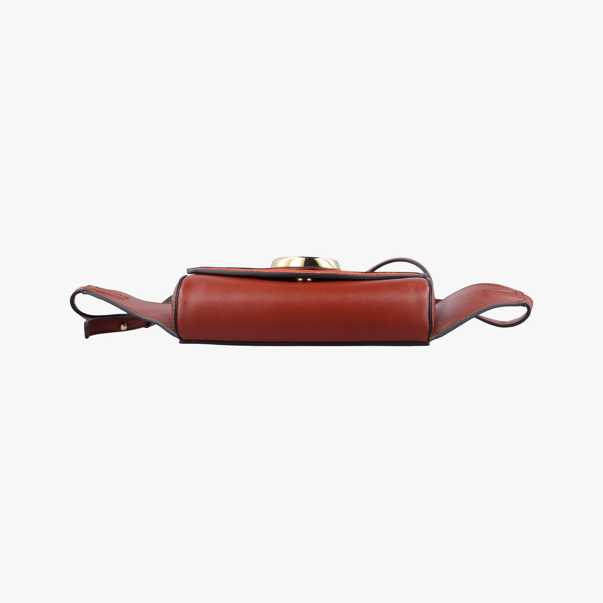 Pre-owned Chloe Chloe C Brown Leather × Suede  bum bag/waist bag | stylenewstar