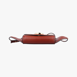 Pre-owned Chloe Chloe C Brown Leather × Suede  bum bag/waist bag | stylenewstar