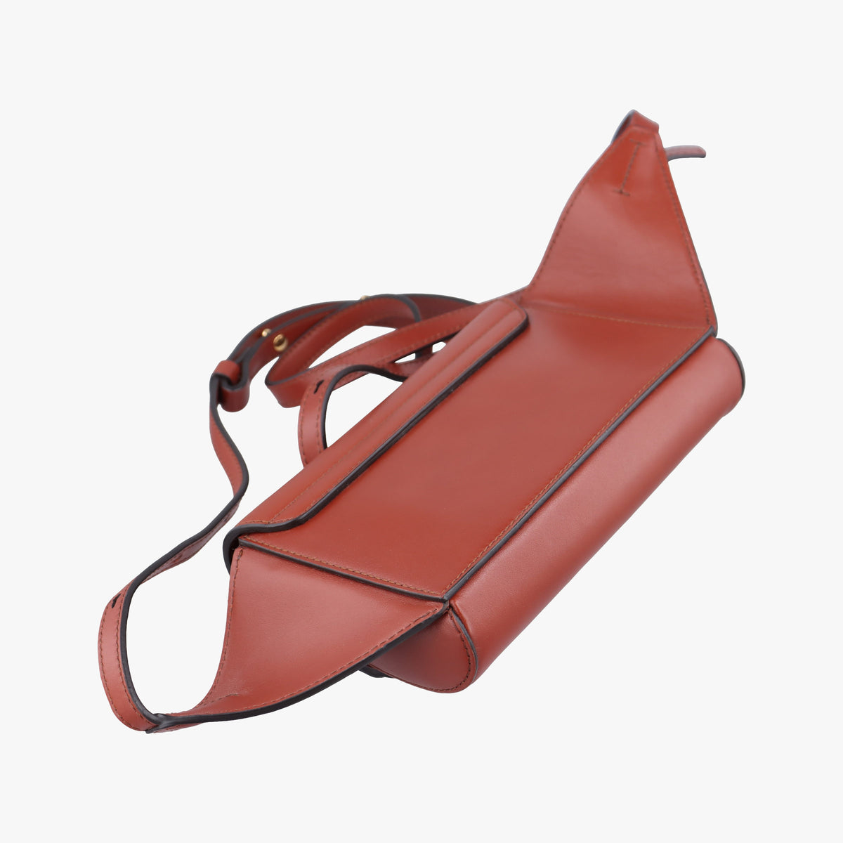 Pre-owned Chloe Chloe C Brown Leather × Suede  bum bag/waist bag | stylenewstar