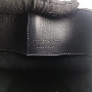 Vintage Yves Saint Laurent LE 37 bucket Black Leather 749036 shoulderbag | stylenewstar