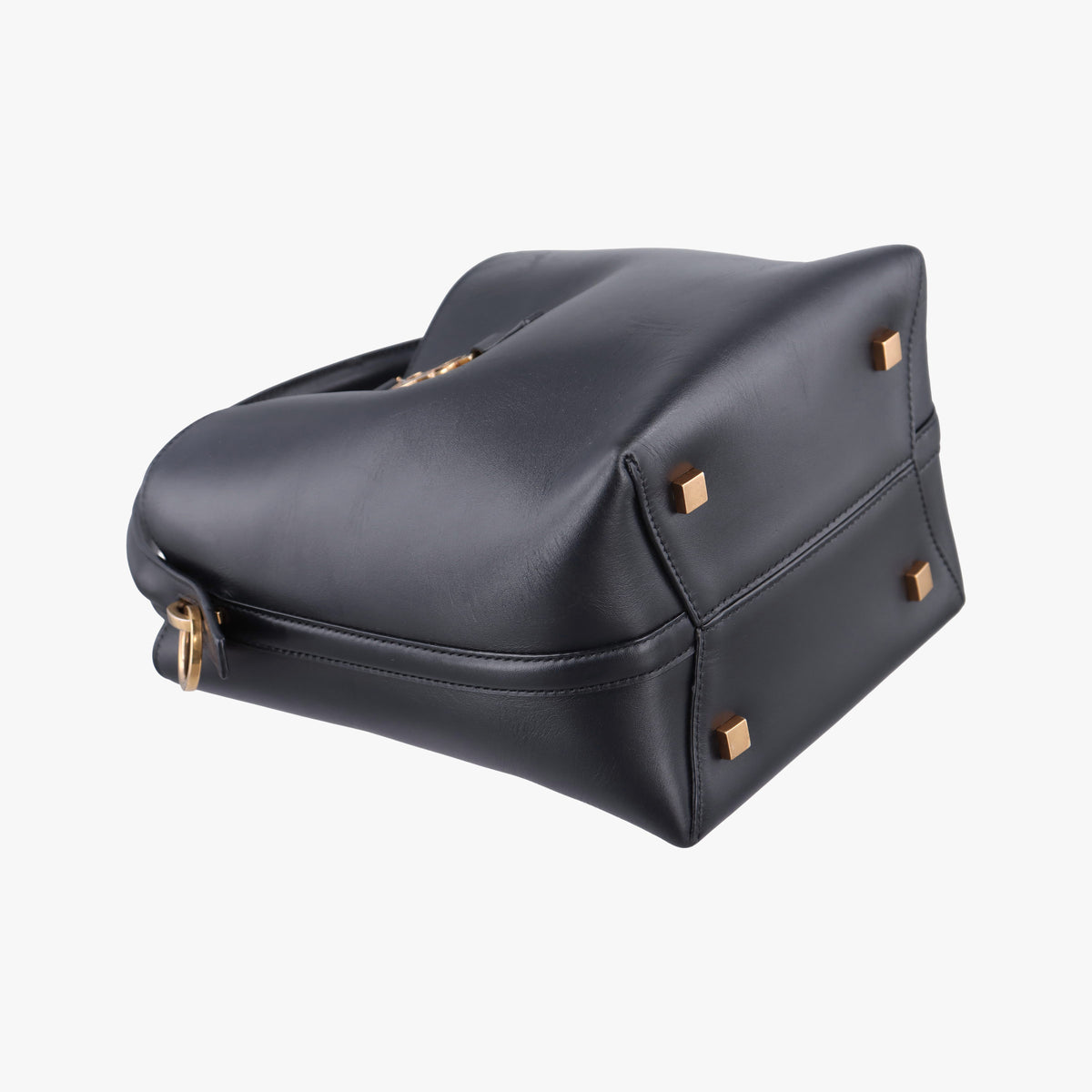 Vintage Yves Saint Laurent LE 37 bucket Black Leather 749036 shoulderbag | stylenewstar