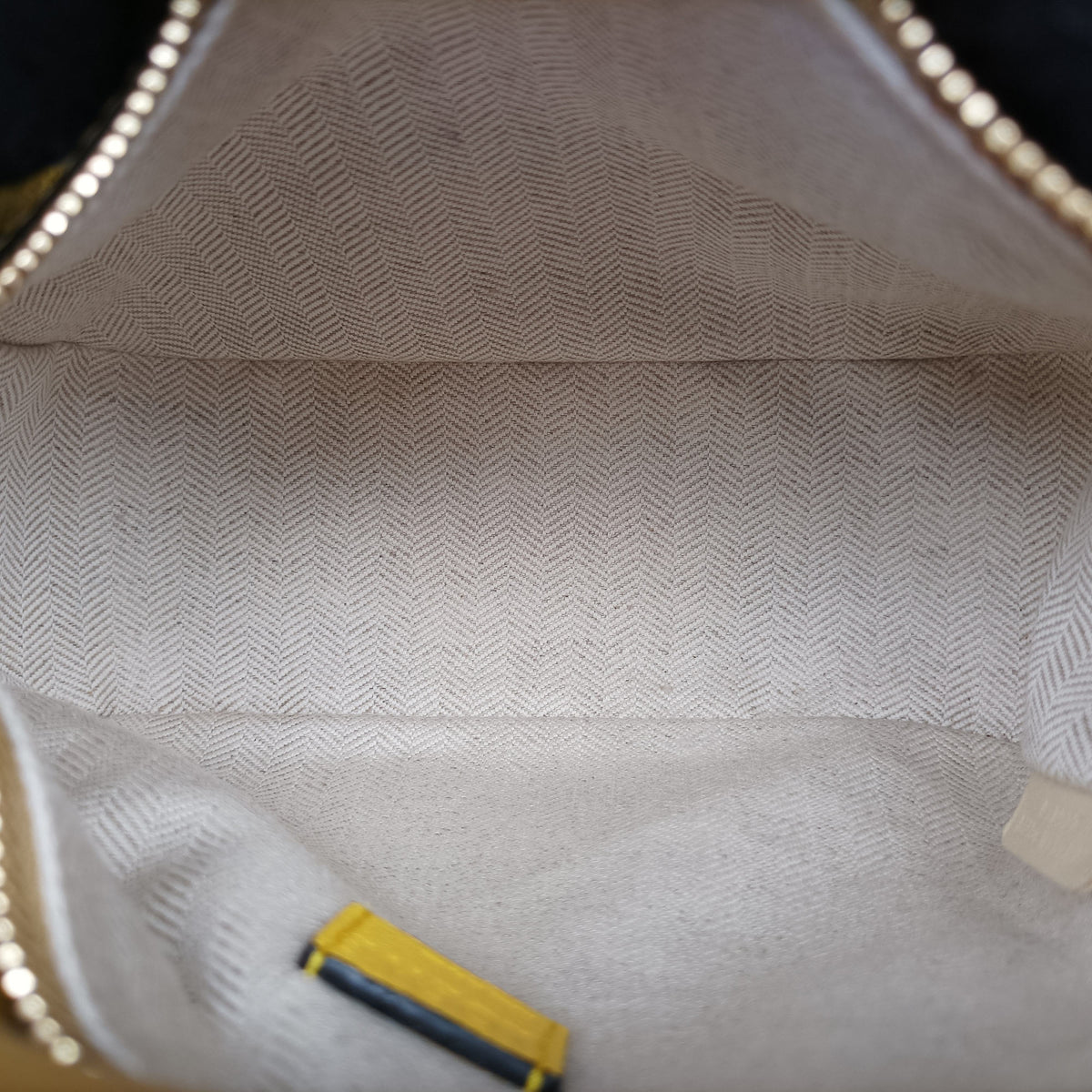 Pre-owned Loewe Puzzle　mini Yellow x Brown Leather 322 30 U95 shoulderbag | stylenewstar