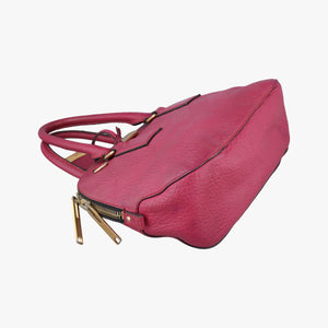 Vintage Burberry Orchard Pink Leather  handbag | stylenewstar