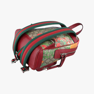 Secondhand Gucci GG Supreme Tian beige×Multicolour PVC coated canvas×Leather 427042 backpack/rucksack | stylenewstar