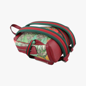 Secondhand Gucci GG Supreme Tian beige×Multicolour PVC coated canvas×Leather 427042 backpack/rucksack | stylenewstar