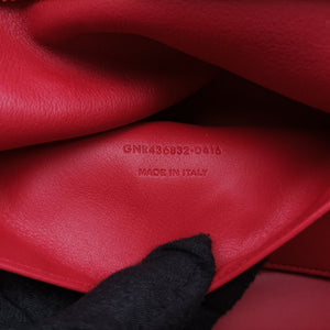 Pre-owned Yves Saint Laurent Downtown Cabas Red Leather x Suede 436832 shoulderbag | stylenewstar