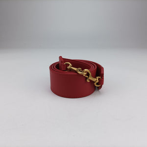 Pre-owned Yves Saint Laurent Downtown Cabas Red Leather x Suede 436832 shoulderbag | stylenewstar