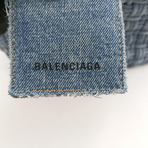 Secondhand Balenciaga Bistro basket Navy denim  shoulderbag | stylenewstar