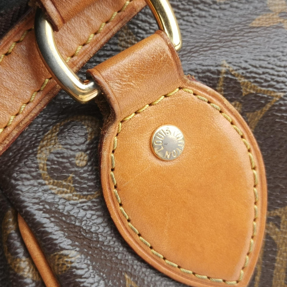 Pre-owned Louis Vuitton TIVOLI PM brown Monogram Canvas M40143 handbag | stylenewstar