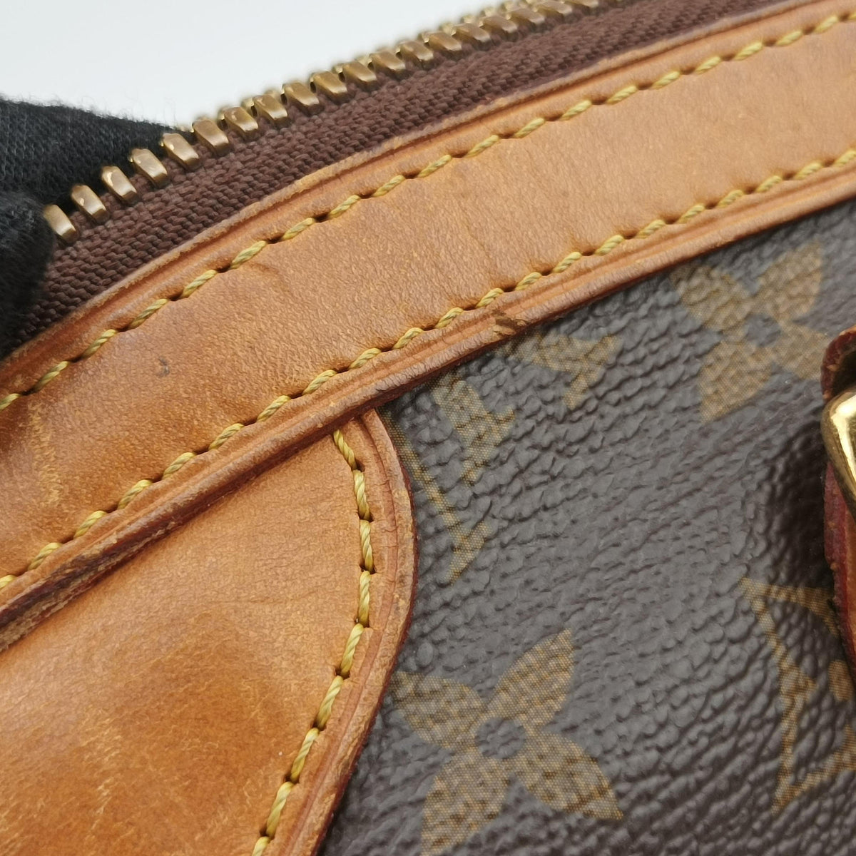 Pre-owned Louis Vuitton TIVOLI PM brown Monogram Canvas M40143 handbag | stylenewstar