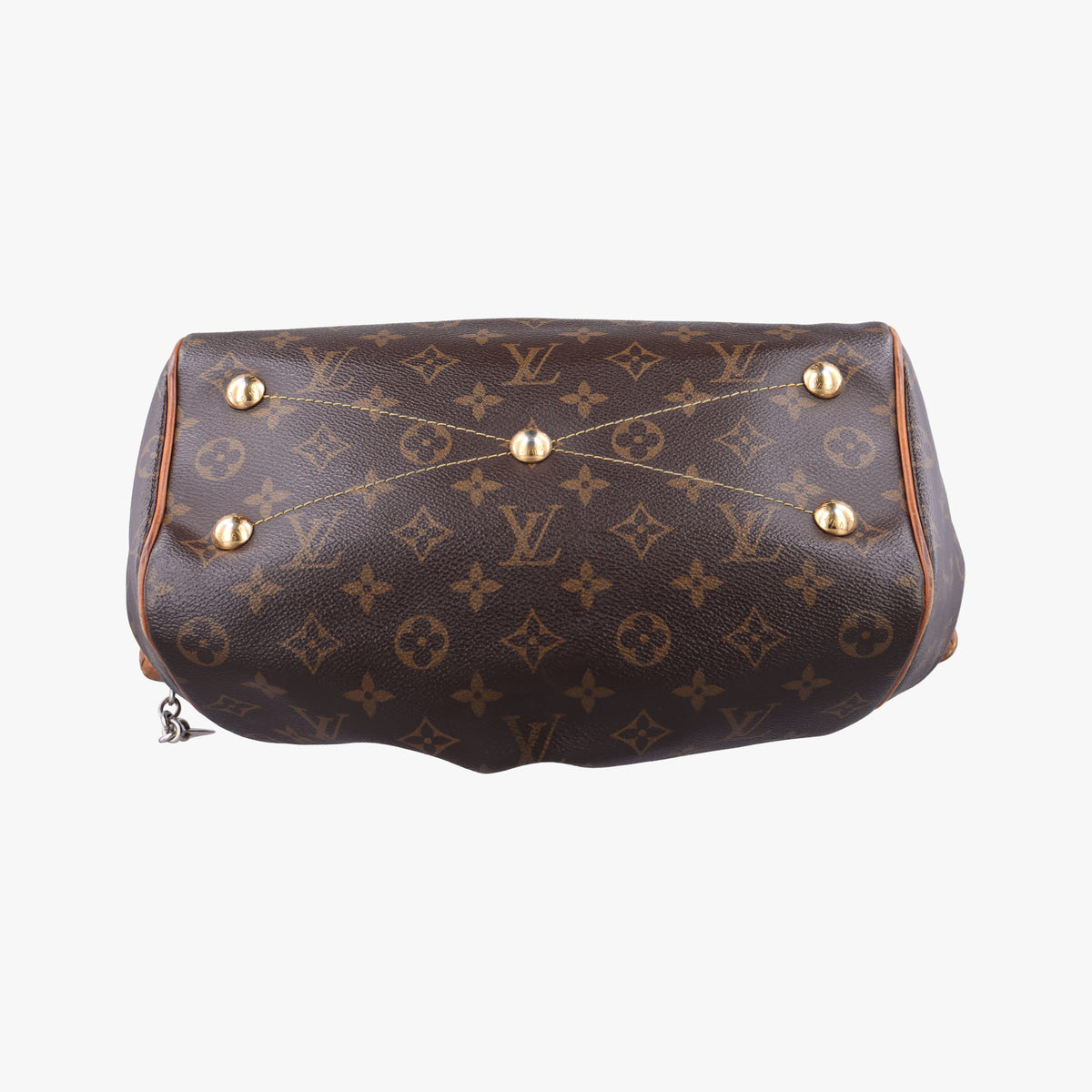 Pre-owned Louis Vuitton TIVOLI PM brown Monogram Canvas M40143 handbag | stylenewstar