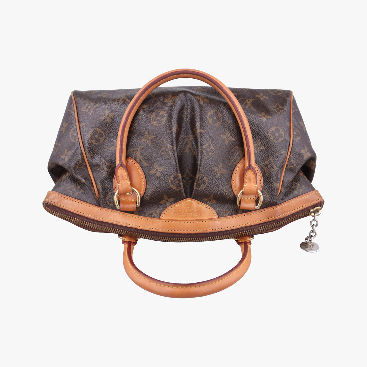 Pre-owned Louis Vuitton TIVOLI PM brown Monogram Canvas M40143 handbag | stylenewstar