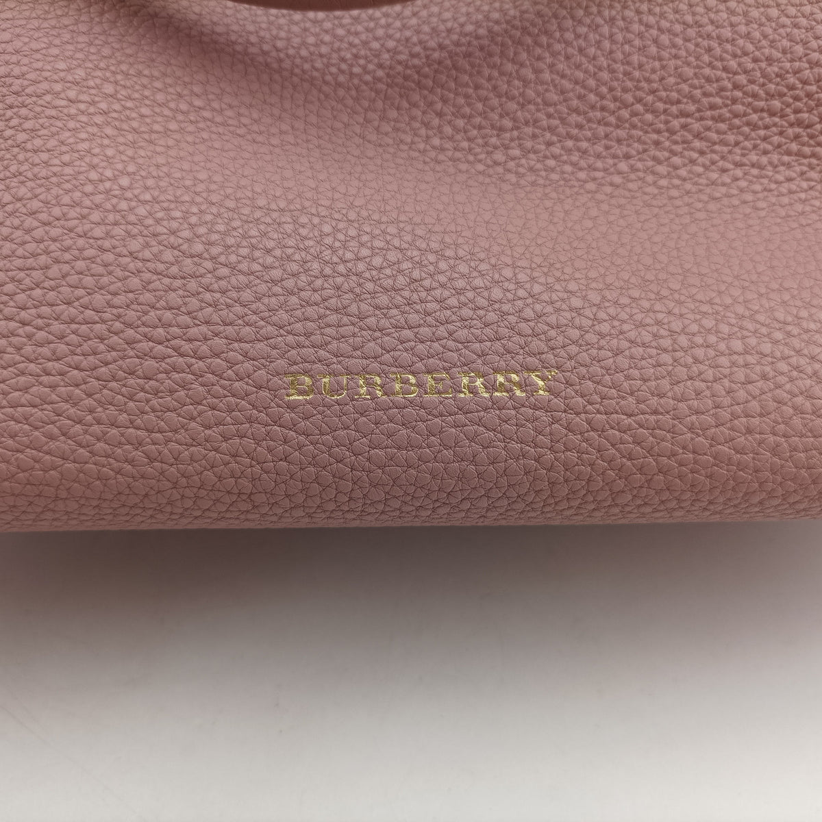 Pre-owned Burberry Banner Pink Leather × Canvas  shoulderbag | stylenewstar