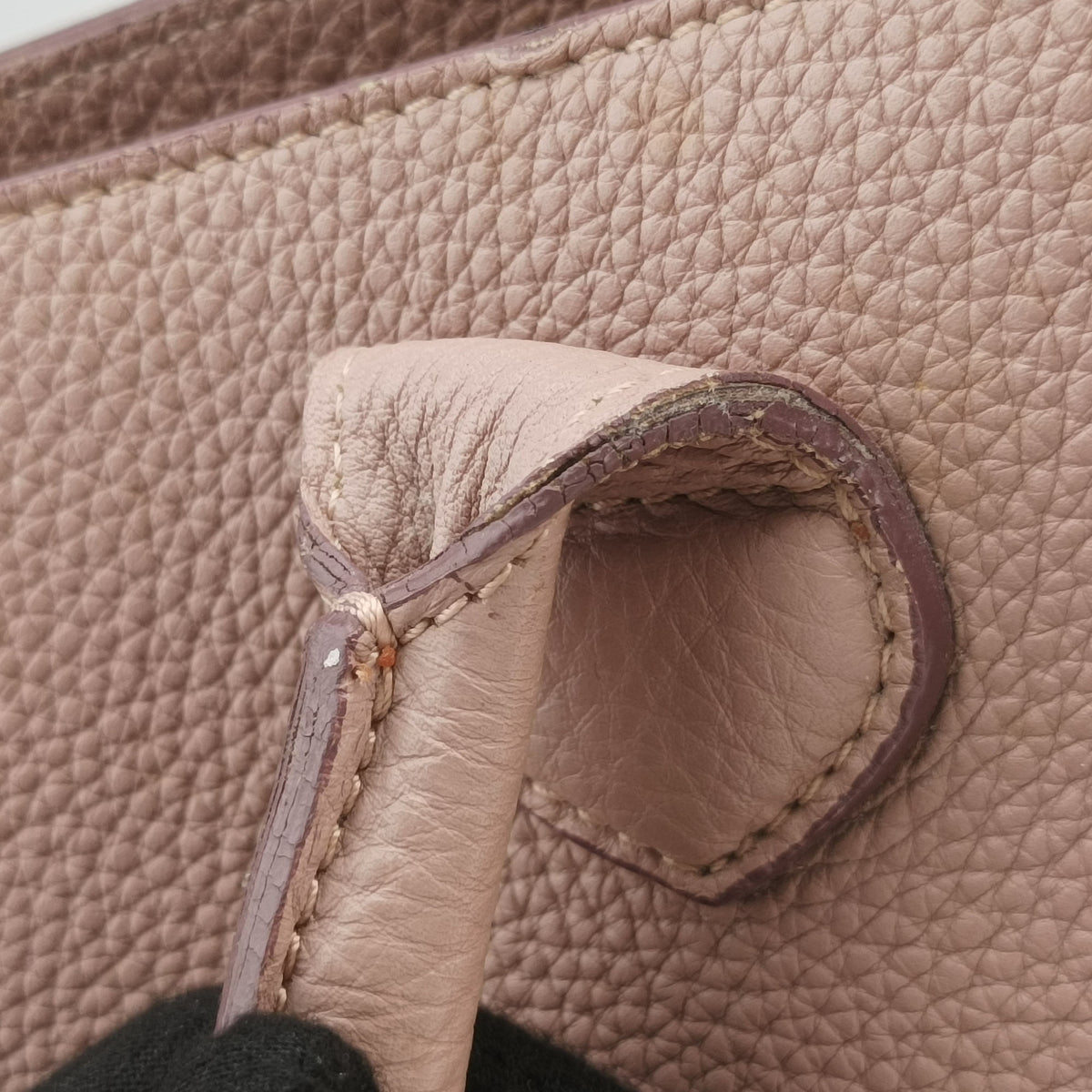 Pre-owned Burberry Banner Pink Leather × Canvas  shoulderbag | stylenewstar