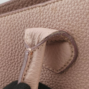 Pre-owned Burberry Banner Pink Leather × Canvas  shoulderbag | stylenewstar