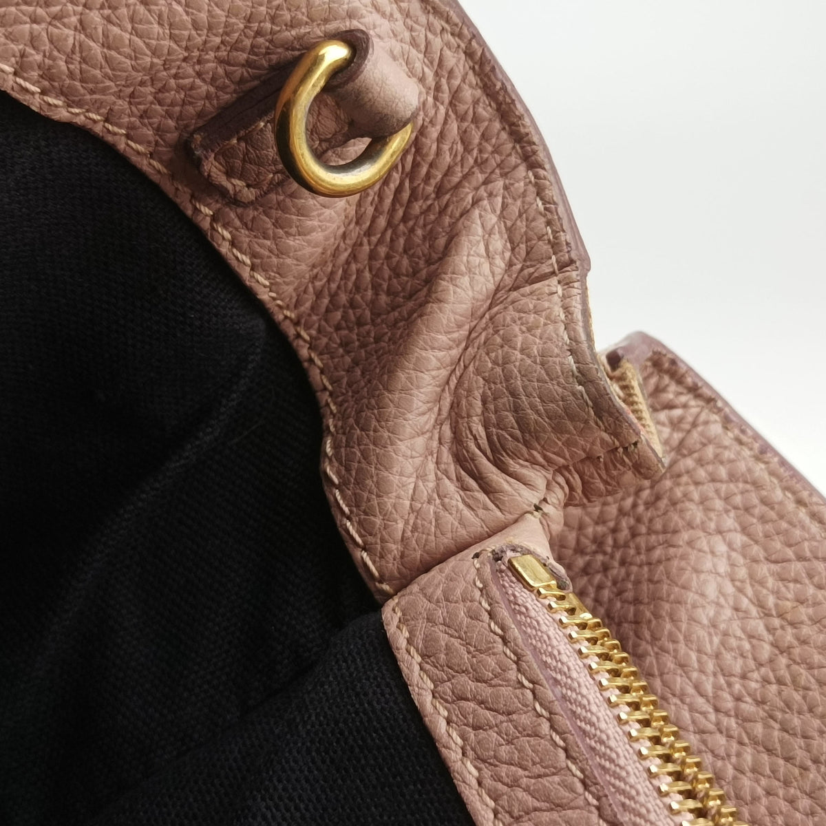 Pre-owned Burberry Banner Pink Leather × Canvas  shoulderbag | stylenewstar