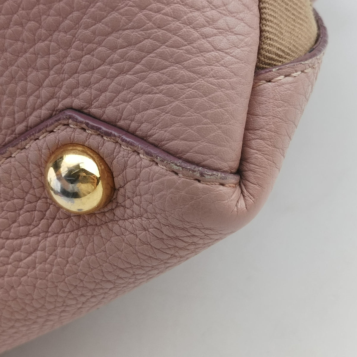 Pre-owned Burberry Banner Pink Leather × Canvas  shoulderbag | stylenewstar