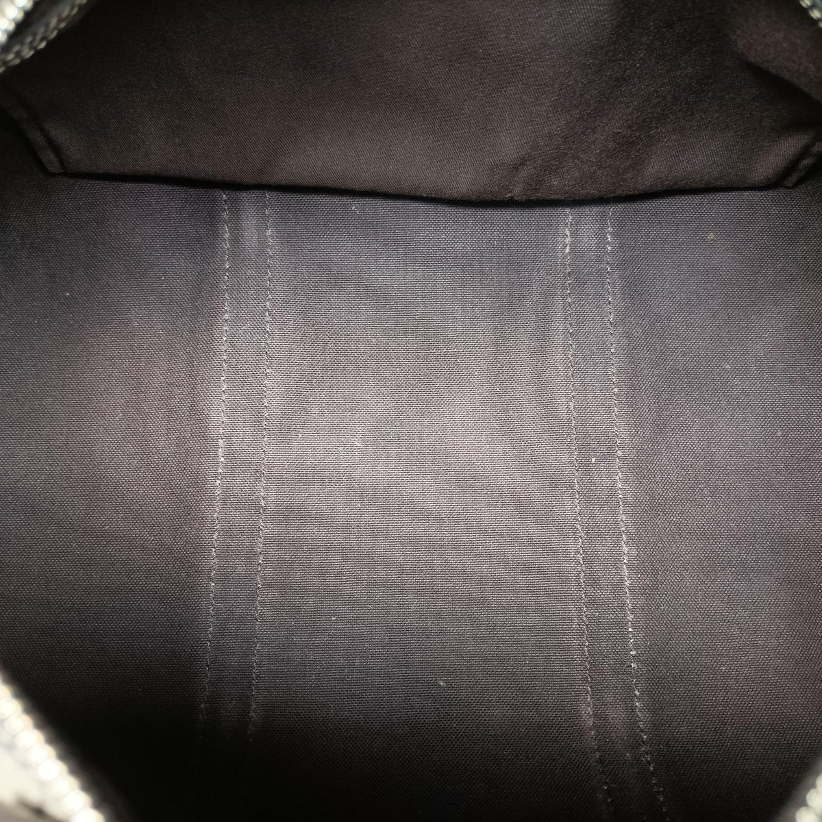 Pre-owned Gucci GG plus  GG Supreme beige×black PVC coated canvas 203696 handbag | stylenewstar