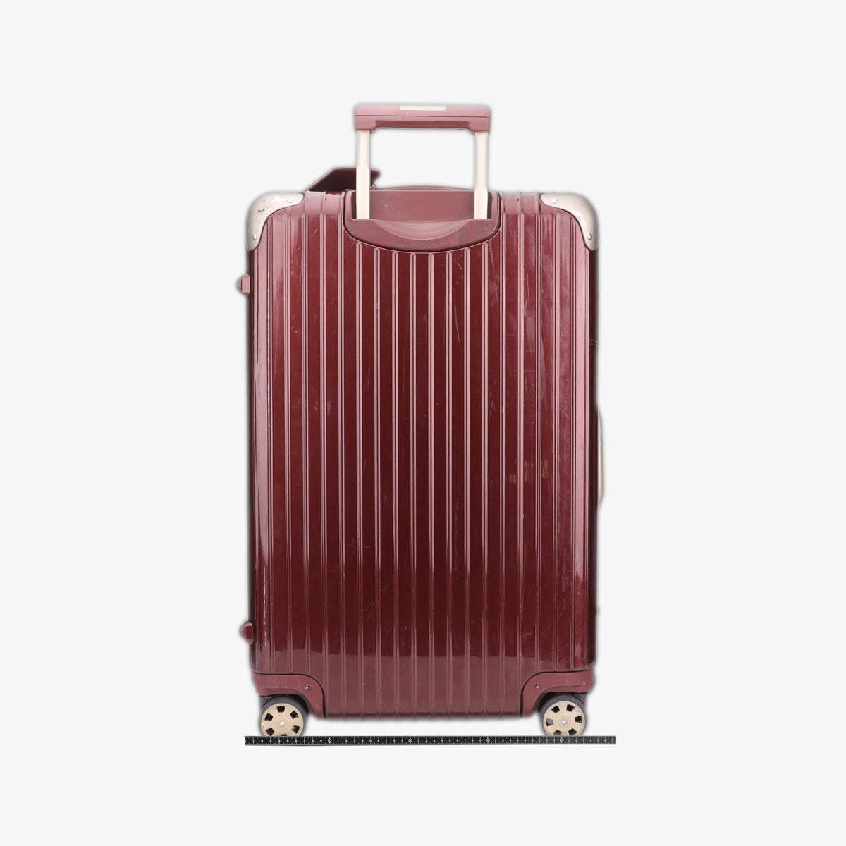 Secondhand RIMOWA TOPAS Red aluminum  suitcase | stylenewstar