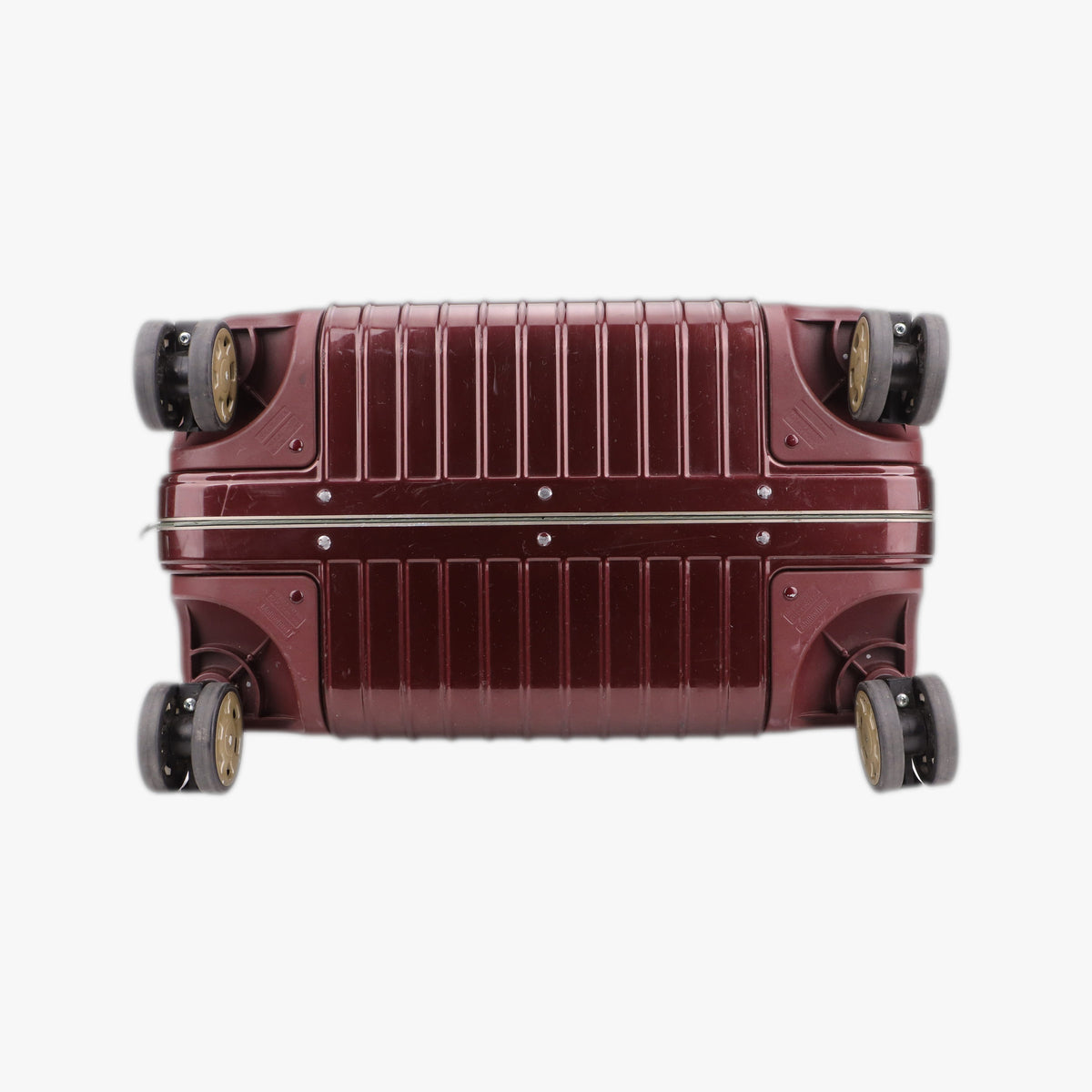 Secondhand RIMOWA TOPAS Red aluminum  suitcase | stylenewstar