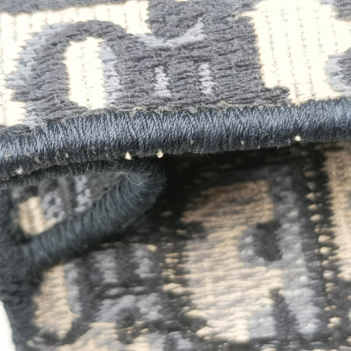 Vintage Christian Dior Saddle Navy jacquard  shoulderbag | stylenewstar