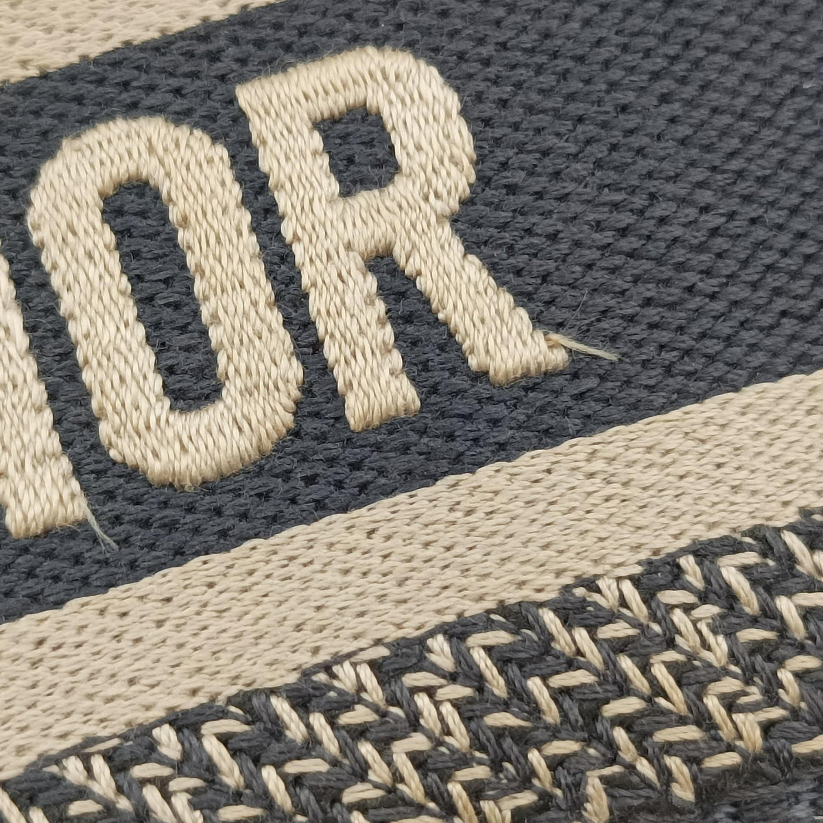 Vintage Christian Dior Saddle Navy jacquard  shoulderbag | stylenewstar