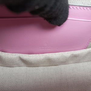 Pre-owned Gucci Bamboo Pink Leather 686864 shoulderbag | stylenewstar