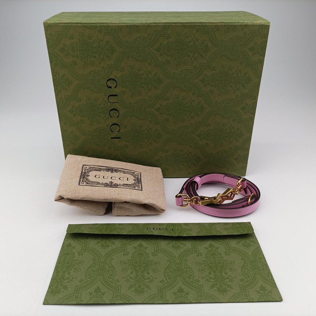 Pre-owned Gucci Bamboo Pink Leather 686864 shoulderbag | stylenewstar