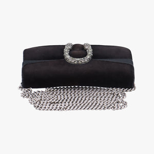 Pre-owned Gucci Dionysus Black velour 476432 shoulderbag | stylenewstar