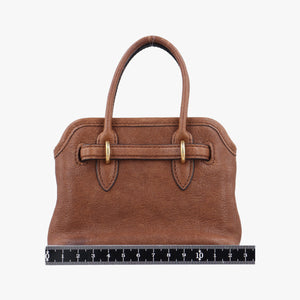 Vintage Miu Miu Aventure Trick Brown Leather  shoulderbag | stylenewstar