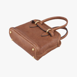 Vintage Miu Miu Aventure Trick Brown Leather  shoulderbag | stylenewstar