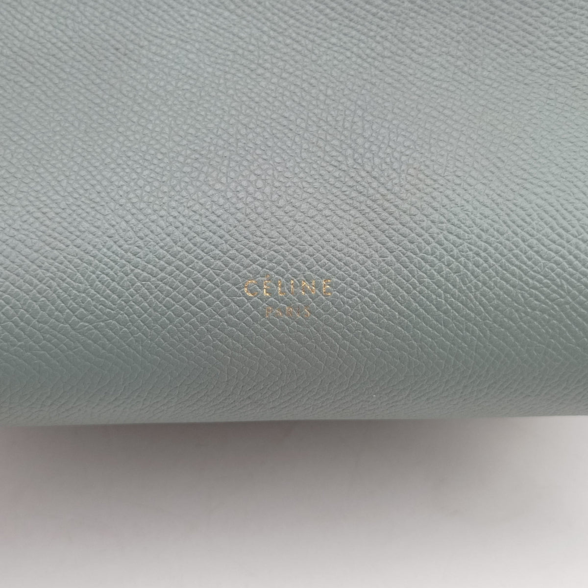 Pre-owned Celine Belt Nano Blue Leather  shoulderbag | stylenewstar