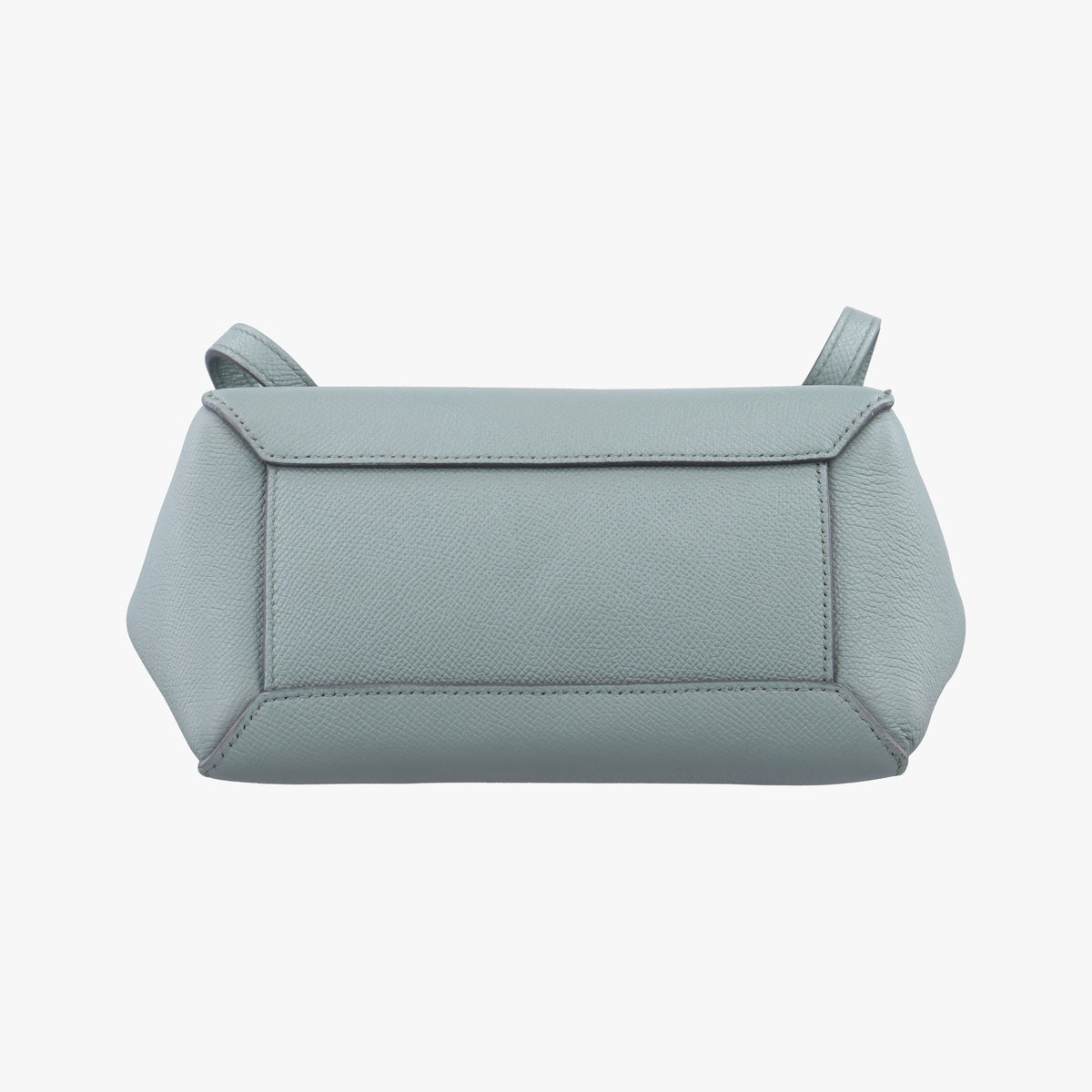 Pre-owned Celine Belt Nano Blue Leather  shoulderbag | stylenewstar