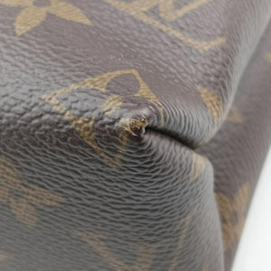 Secondhand Louis Vuitton SAINT PLACIDE brown×CERISE Monogram Canvas×calf leather M43713 shoulderbag | stylenewstar