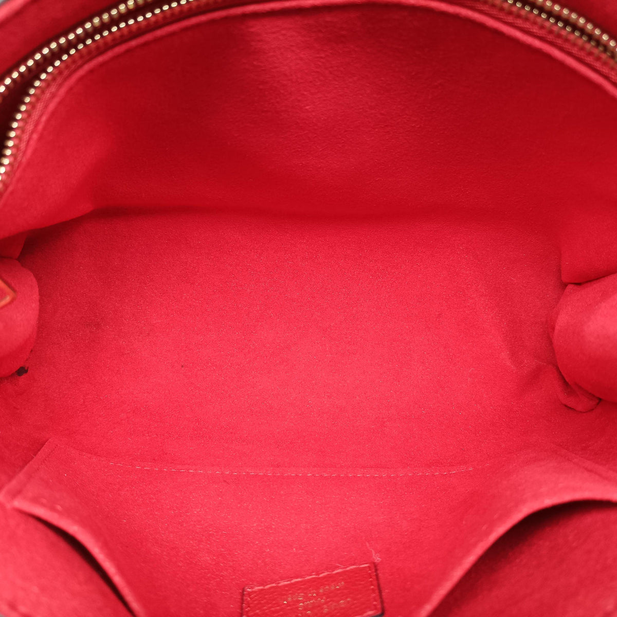 Secondhand Louis Vuitton SAINT PLACIDE brown×CERISE Monogram Canvas×calf leather M43713 shoulderbag | stylenewstar