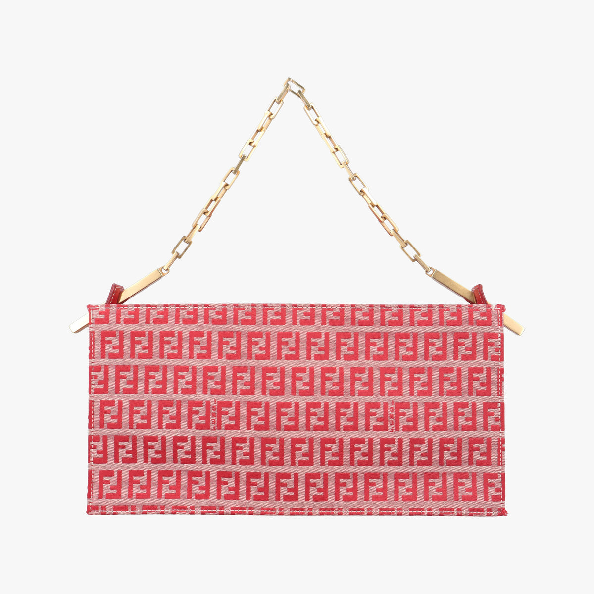 Pre-owned Fendi Zucchino Red canvas  handbag | stylenewstar