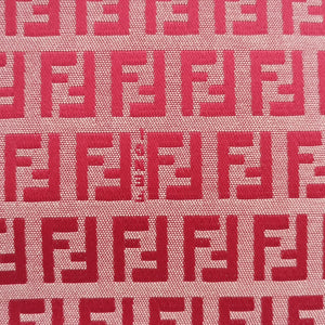 Pre-owned Fendi Zucchino Red canvas  handbag | stylenewstar