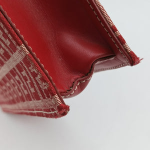 Pre-owned Fendi Zucchino Red canvas  handbag | stylenewstar